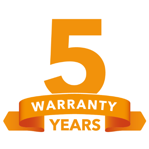 Warranty 5 years